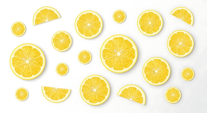seamless pattern of lemons