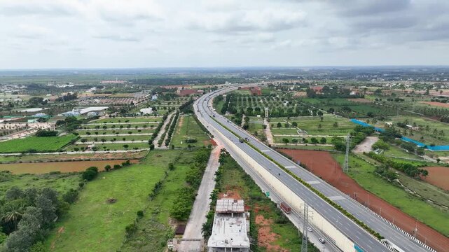 NH44 Devanahalli Highway Aerial &ndash; Bangalore Airport Growth Corridor