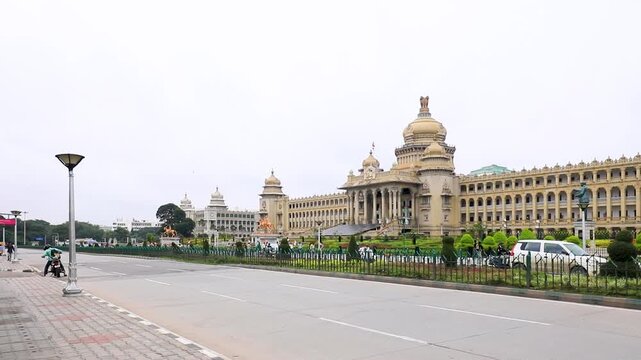Vidhana Soudha Government Building in Bengaluru, Karnataka, India