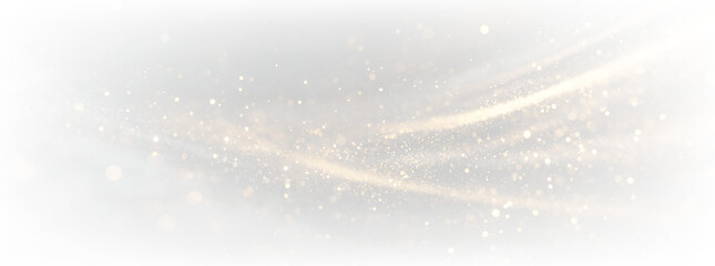 Obraz premium Elegant Gold Sparkle PNG Overlay with Floating Dust and Glowing Bokeh Circles for Festive Designs