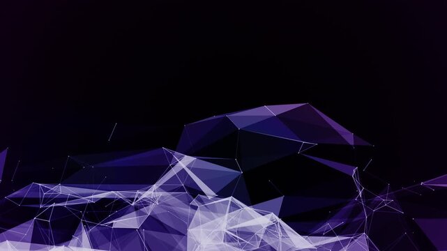 Plexus triangulation scientific futuristic high tech background