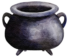 ceramic pot isolated on white background