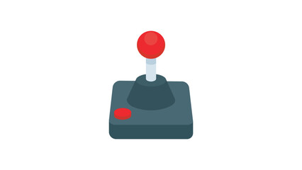 Joystick vector isolated icon. Emoji illustration. Video game controller vector emoticon. © vectorassets