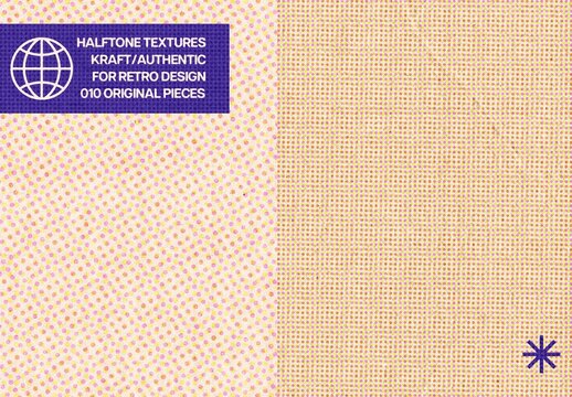 Retro Halftone Overlay Textures