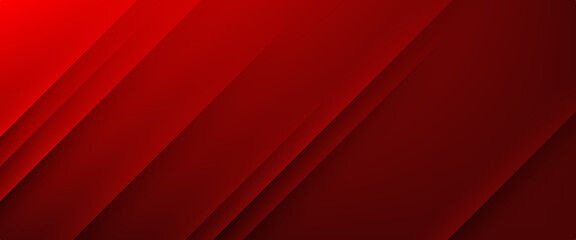 Obraz premium Abstract red background. banner background. colorful, bright red gradation, slash, memphis, modern design. vector illustration.
