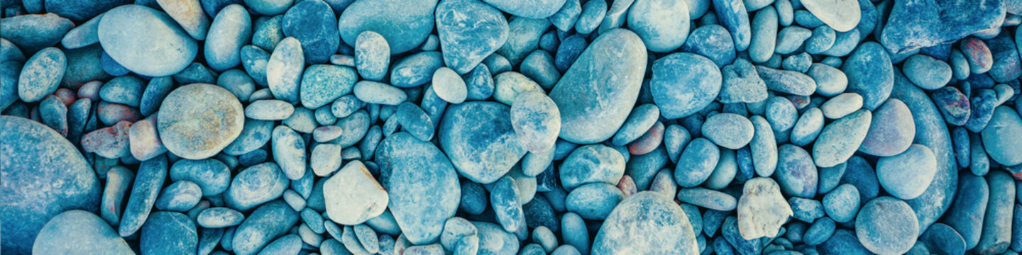 Vintage colorful pebbles background