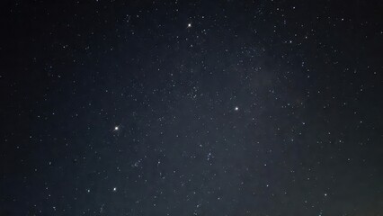 Fototapeta premium Starry night sky with constellations.