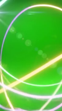 Green Screen the flim animation scene 1 with distortion, overlay, glitch, static noise, scan lines on black background, 4k animated video loop