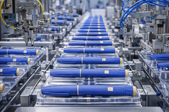 Diabetes weight loss injector pen factory production