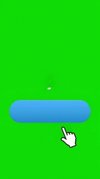 Notification Alert Animation with animated youtube subscribe button for video overlay like bell to channel green screen distortion, overlay, glitch, static noise, scan lines on black background, 4k