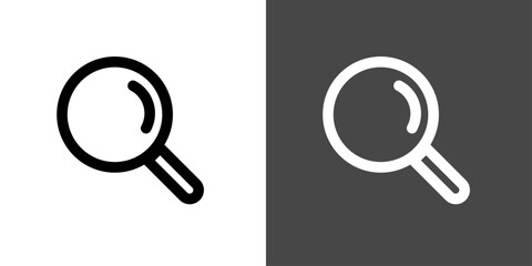 シンプルな検索マークアイコン