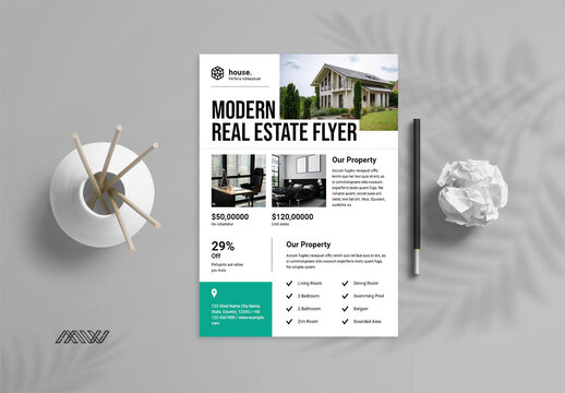 Modern Real Estate Flyer Design