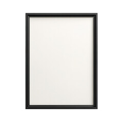 Minimalist Black Picture Frame: A sleek, elegant black picture frame, simple and stylish, offers a versatile space for showcasing artwork, photographs, or creative displays. 