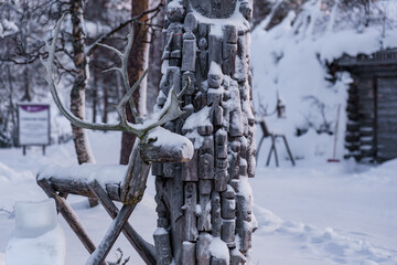 Lappland - Holzskulptur