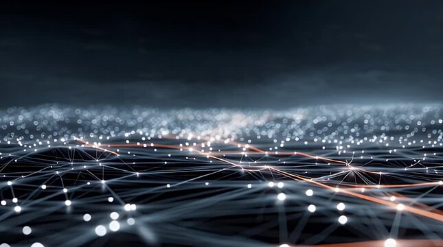 Sustainable Technology Concept with AI Energy Network