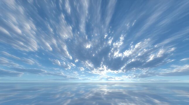 Clean Sky Energy Concept with Soft AI Light Motion