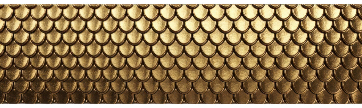 Golden scale png Metallic pattern cutout Shiny texture png Ornate armor cutout Gilded skin png Polished fish-scale cutout Shimmering isolated transparent background image