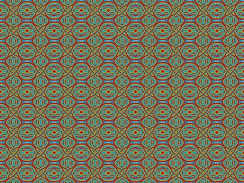 a pattern with a small and constantly changing design