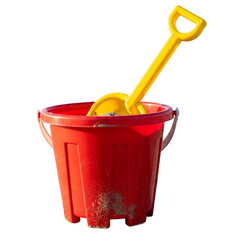 bucket and spade isolated