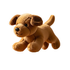 toy dog isolated on white