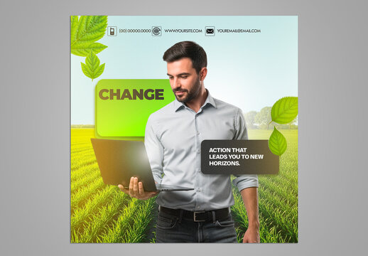 Agribusiness Social Media Template