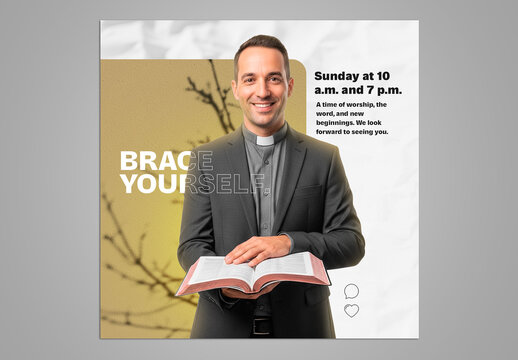 Church Template Social Media