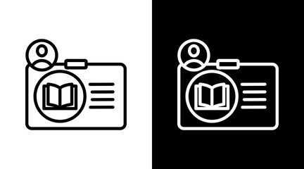 Library Access Icon For Design Elements