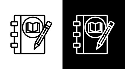 Book Notes Icon For Design Elements