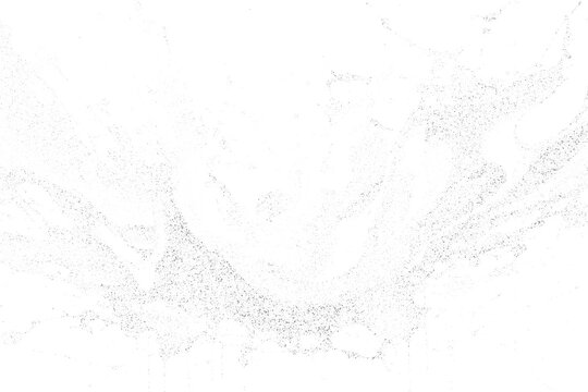 Abstract wave silver glitter explosion with liquid metal and spray effect. png