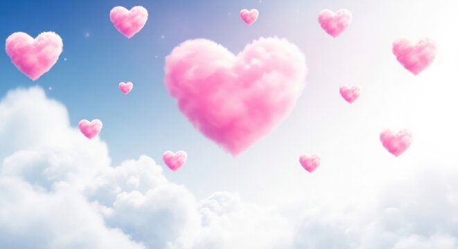 ハートの雲」の写真素材 | 120,159件の無料イラスト画像 | Adobe Stock