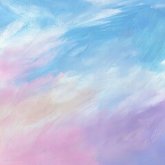Soft colors blend in the sunset sky, painting the horizon in blue, pink, and purple hues