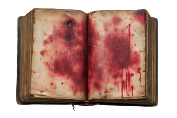 Vampire Magic Grimoire Illustration isolated on transparent background