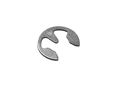 E-clip retaining ring is isolated.