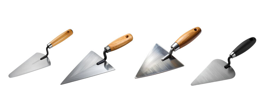 Pointing Trowel for Construction Work, Isolated on a Transparent Background