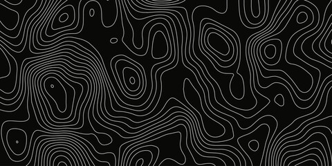 Topographic map background with geographic grid for hiking and mountain sport. luxury topographic wavy pattern and geographic grid map design. paper texture Imitation of a geographical map shades. © Abdur Rahman Safin 