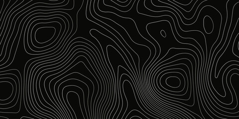 Topographic map background with geographic grid for hiking and mountain sport. luxury topographic wavy pattern and geographic grid map design. paper texture Imitation of a geographical map shades. © Abdur Rahman Safin 