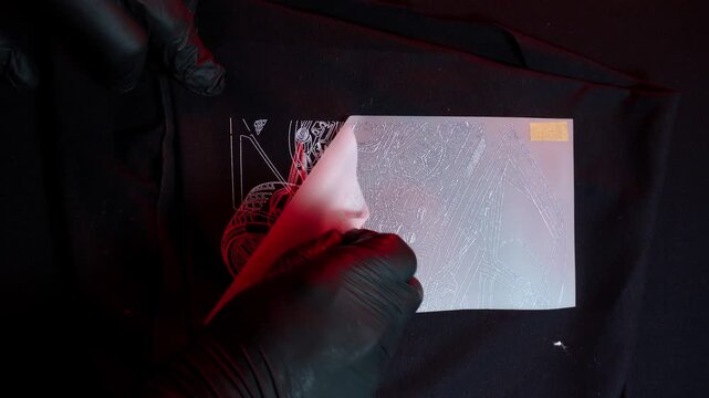 digital printing technology on textiles direct to film at home transferring an image from film to a t-shirt or fabric	