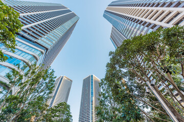 東京のベイエリアのタワーマンション