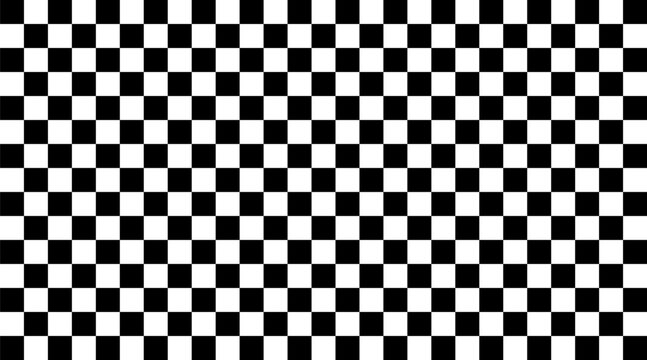 Black and white checkerboard frame. Black White Checkered Border. Classic checkered race flag car finish line or start line. Flat vector illustration isolated on transparent background