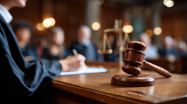 Law justice courtroom gavel judge legal trial verdict scale wooden bench law justice courtroom gavel judge legal trial verdict scale wooden bench