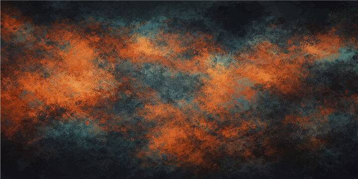 Dark grunge wallpaper featuring a hot inferno of fire and smoke over an old rusty metal texture with burning orange flames and red light patterns