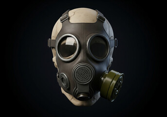 Gas Mask Authority &ndash; Skull and Survival Concept Illustration