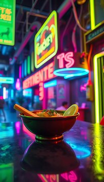 Electric green curry, keto-friendly kai, razor-sharp dutch angle vector pulse, keang keaw wan kai,  curry