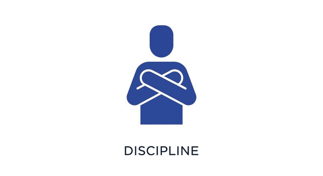 Person with Arms Crossed Showing Discipline.