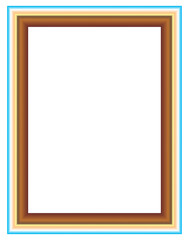 Obraz premium Decorative frame icon with glowing border, modern rectangular gradient outline illustration, stylish photo placeholder vector design