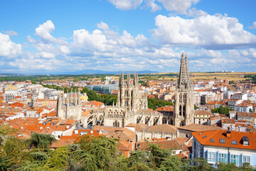 View of Burgos in Spain