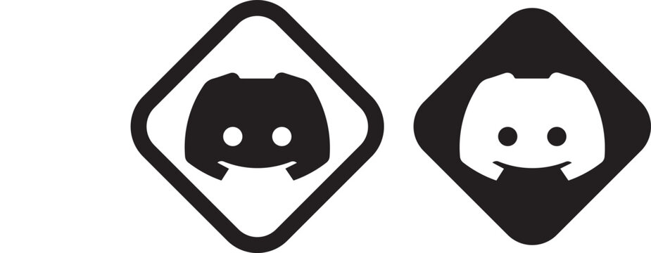 discord logo vector icon set.  Instant messaging social platform. discord logo icon. discord mobile app icons. social network logos. digital marketing designs