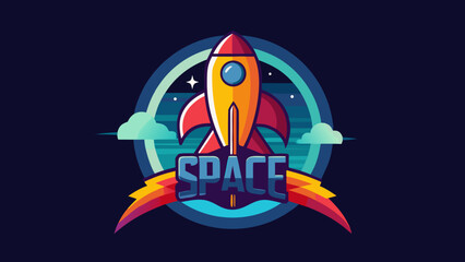 Dynamic rocket ship racing across a vibrant digital track with a futuristic theme isolated on white background, Vector