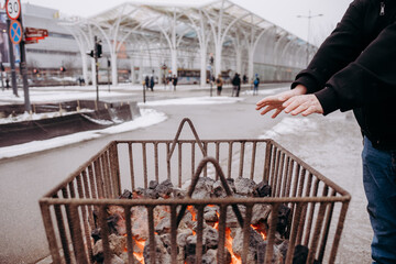 Węgiel palący się w koksowniku © rozentuzjazmowany