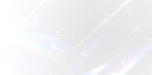 Obraz premium Blurred rainbow overlay effect. Light lens prism effect on transparent background. Holographic , crystal overlay. 
